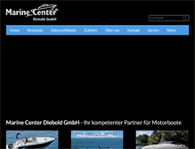 Tablet Screenshot of marine-center.de